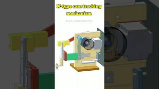 Cam tracking mechanism।Solidworks 3d animation #Shorts