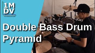 1MDV - The 1-Minute Drum Video #48 : Double Bass Drum Pyramid