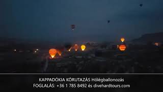 Kappadókia körutazás hőlégballon | Dive Hard Tours Utazási Iroda