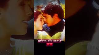 Mohabbat dil ka sukoon | Romantic song | shorts | 90s hits song | #hindisong #popularsong