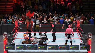 WWE 2K20 8 men battle Royal rumble