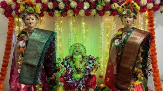 Gauri poojan part 6 || गौरी पूजन || #bappa #morya #gauriganpati #like #share