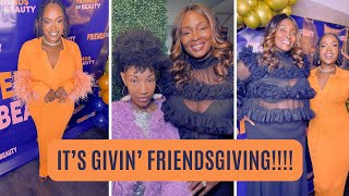 Vlog | Dinner With Friends - Friends in Beauty's First Friendsgiving With Glamazon Beauty