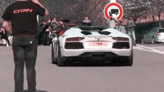 MDS Lamborghini Aventador Roadster   REVS and Accelerations