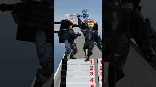 Dance Stairs Race With Titan Cameraman    /@MrHane_Studio