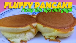 CARA MEMBUAT PANCAKE FLUFFY ;ANTI GAGAL, MUDAH DIPRAKTIKKAN