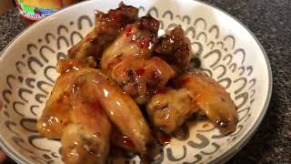 #Air fried chicken wings with sweet chili sauce ~ MichigAnalyn