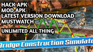 how to download bridge construction mod apk