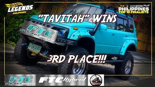 "TAVITAH" Wins 3rd Place: HOT WHEELS LEGENDS! #fypシ #viral #suzukivitara #lifted #FTChybrid