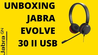 Unboxing Diadema Jabra Evolve 30 II para video y audio conferencias