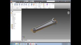 CONNECTING ROD PART DRAWING in INVENTOR