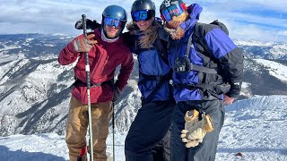 Skiing in Aspen after extreme winds 1/13/24