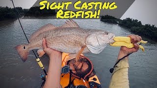 Sight Casting Redfish | Kayak Fishing South Padre Island with AM Lures