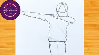 Boy drawing ||How to draw a Boy pose easyway || Pencil sketch for beginner || Easy drawing tutorial