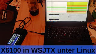 Einstellungen für den XIEGU X6100 in WSJT-X und KLog unter Linux