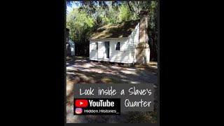 Inside Slave Quarters | Mcleod Plantation #shorts #charlestonSC