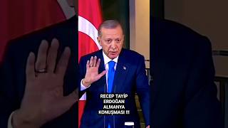 RECEP TAYİP ERDOĞAN TARİHİ ALMANYA KONUŞMASI BU KONUŞMA SES GETİRİR GÜÇ GETİRİR #receptayyiperdoğan