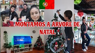 VLOG EM PORTUGAL 🇵🇹/ Montamos nossa árvore de Natal/ fomos ao Shopping, rotina de fds...