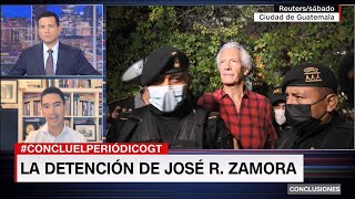 Detienen a Jose R. Zamora por andar investigando  casos de corrupción en el Gobierno de Giammattei.