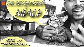 Desenhando um gato - Arte para o Ens. Fund. 1.