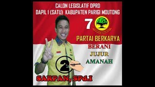 SARPAN SPd.I Caleg DPRD Kabupaten Parigi Moutong Dapil I