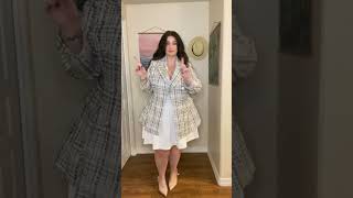 Winter white  glam | wearing vs styling #plussizefashion #sheinforall #plussize #sheinshops