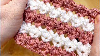 AMAZİNG 🥰 very easy crochet knitting | baby blanket 😍❤️✅