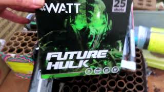 Future Hulk 25 shot firework