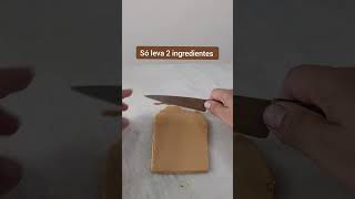 Doce feito com 2 ingredientes 😱. #shorts #receitas #doces #doce #docedeleite