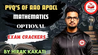 APDCL Mathematics PYQs Part 1 by Hirakjyoti sir