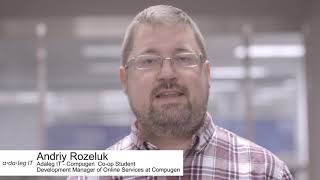 Andriy Rozeluk of Compugen - Co-op Student Profile