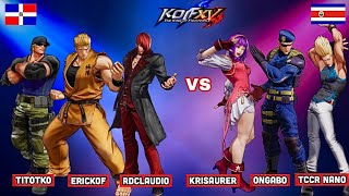 KOF XV 🌶️- RD VS COSTA RICA | PARTY BATTLE | FT 5 | PICANTE NATION