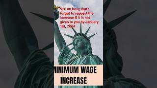 Minimum Wage to Increase by the new year #minimumwage #newyorker #inflation #shortvideo