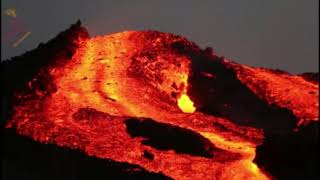 Very Fast Moving Lava Flow From New Vent, La Cumbre Vieja, La Palma