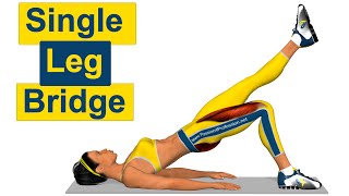 بعقب الكمال: Single Leg Bridge