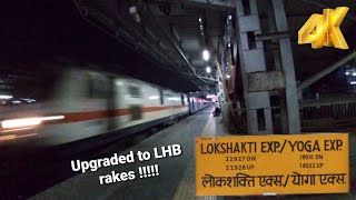 WR's pride  !!!!  22927/22928 Lokshakti Express  upgraded to newly shiny LHB rakes  !!!!