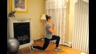 Static Hold Lunges