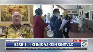 Uji Klinis Vaksin Sinovac Tunjukkan Hasil Baik