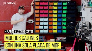 Organizador y cajones para el taller | CUSTOMS