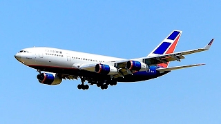 RARE | Ilyushin Il-96-300 Cubana landing at Madrid Barajas Airport