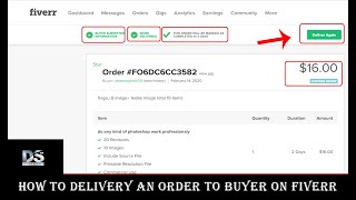 How to Delivery your Project on Fiverr | Fiverr Tricks | Freelancing | Design Scenes