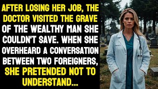 After losing her job, the doctor visited the grave of the wealthy man she couldn't save  When she