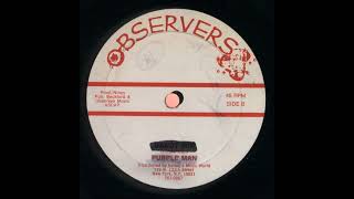 Purple Man   Daddy Mix + Dub   12 Observers 1983   STRING A SOUND 80'S DANCEHALL