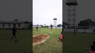 Assam police long jump prectice || #longjump #shorts  shortvideo #youtubeshorts #viralshorts