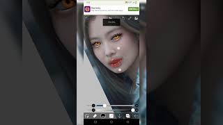 Jennie orange smudge edit ft you and me #ibispaintx #viralvideo #trendingshorts like share sub com🖤💗