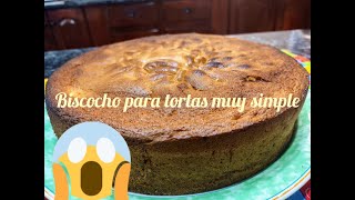 BISCOCHO PARA TORTAS!!!