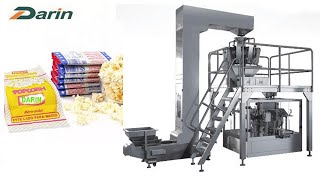 Popcorn Pouch Packing Machine with Microwave Packets/Microwable Pouch Packing Machinery for Cheese