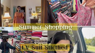 LV Print Suit Stitched 💕 💕 Summer Shopping 💕 💕 Vlog 417