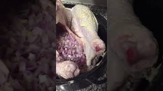 How to Prep a Turkey 🦃 Tying Legs🦵 #shorts