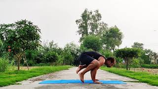 Crow pose  kakasana